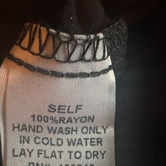 Savanna Jane Womens Boho Embroidered Peasant Blouse Black/Multi-Colored bohemian - Picture 6 of 7